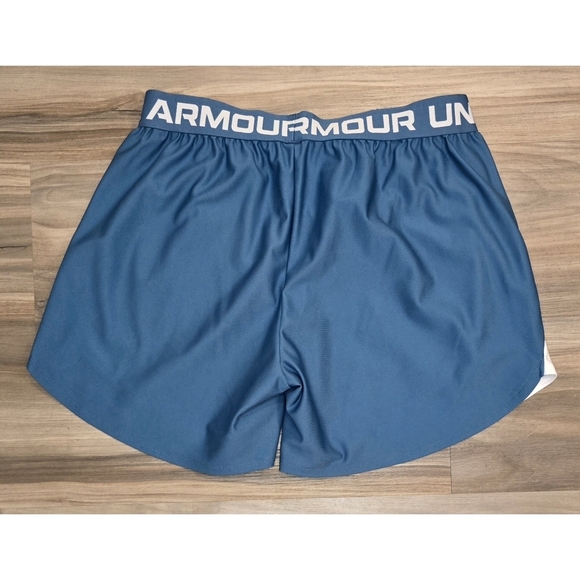 Women’s Under Armour Athletic Shorts Size Medium, Blue - Picture 5 of 8